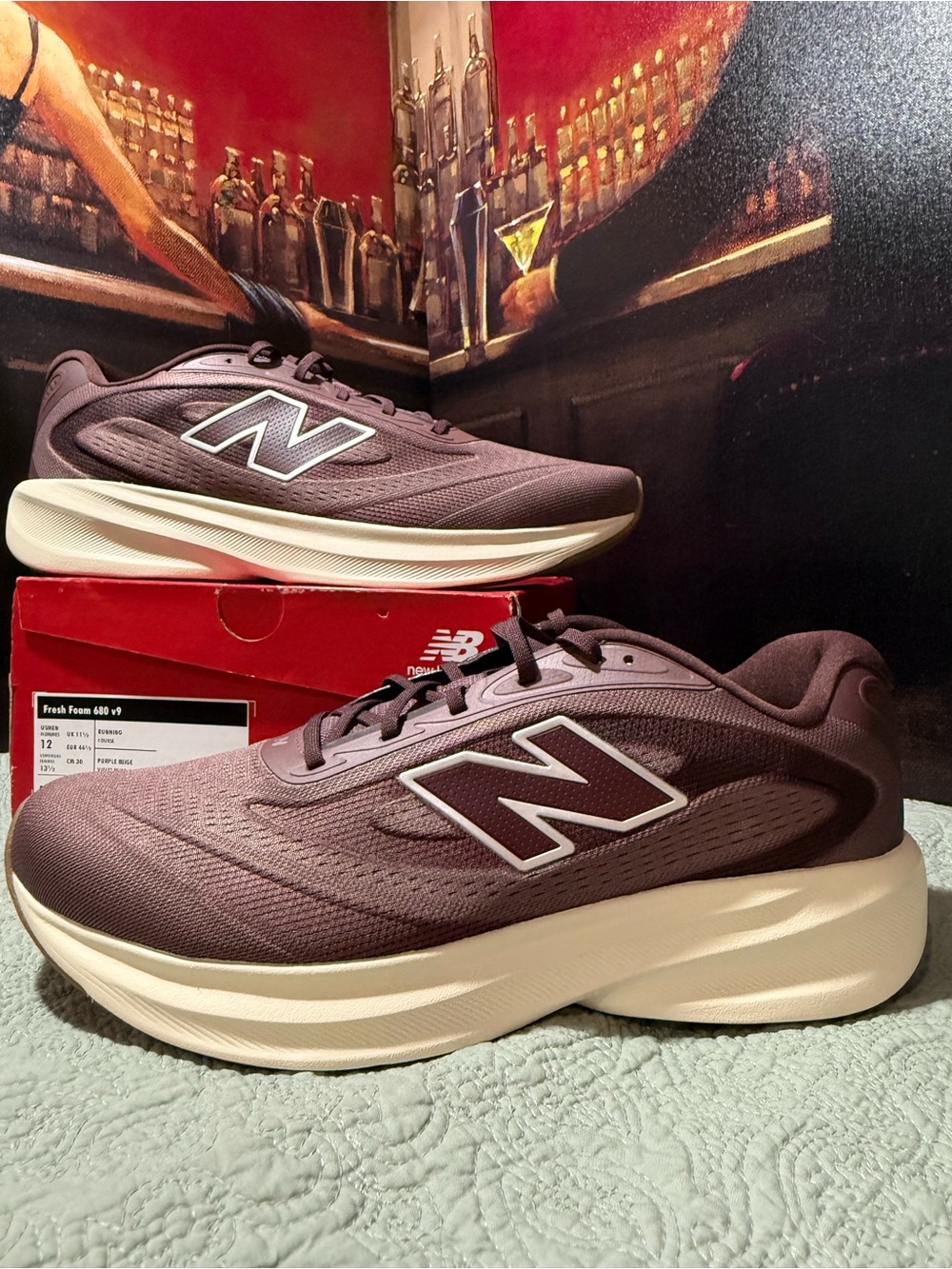 New Balance Men's Size 12 Fresh Foam 680 v 9